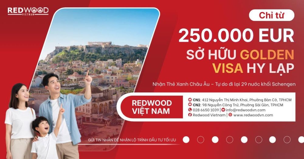 Golden Visa Hy Lạp 250.000 EUR