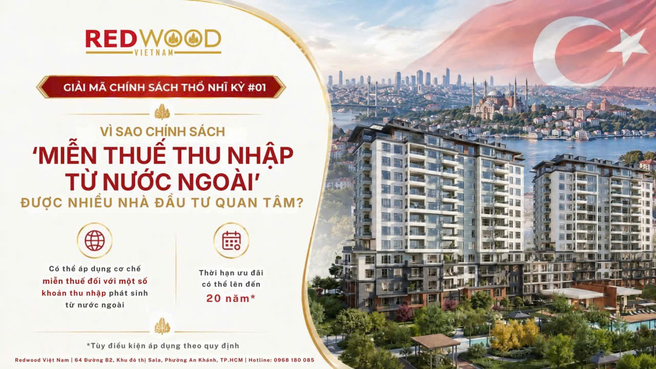 Thổ Nhĩ Kỳ miễn thuế thu nhập nước ngoài