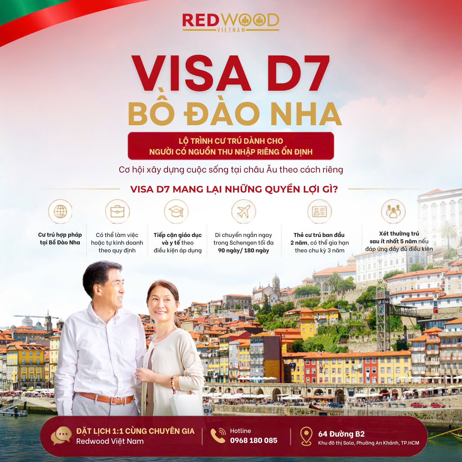 Visa D7 và D8 khác nhau